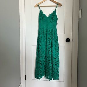ASTR lace midi dress